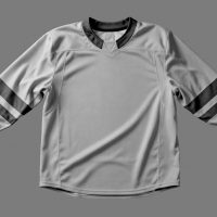 free ice hockey long sleeves jersey mockup psd2